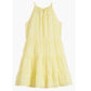 Girls Clip Dot Tiered Party Dress