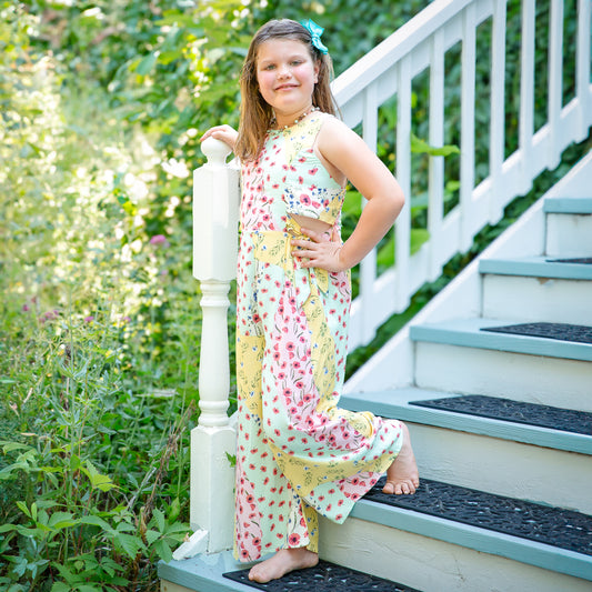 Tween Side Knot Jumpsuit