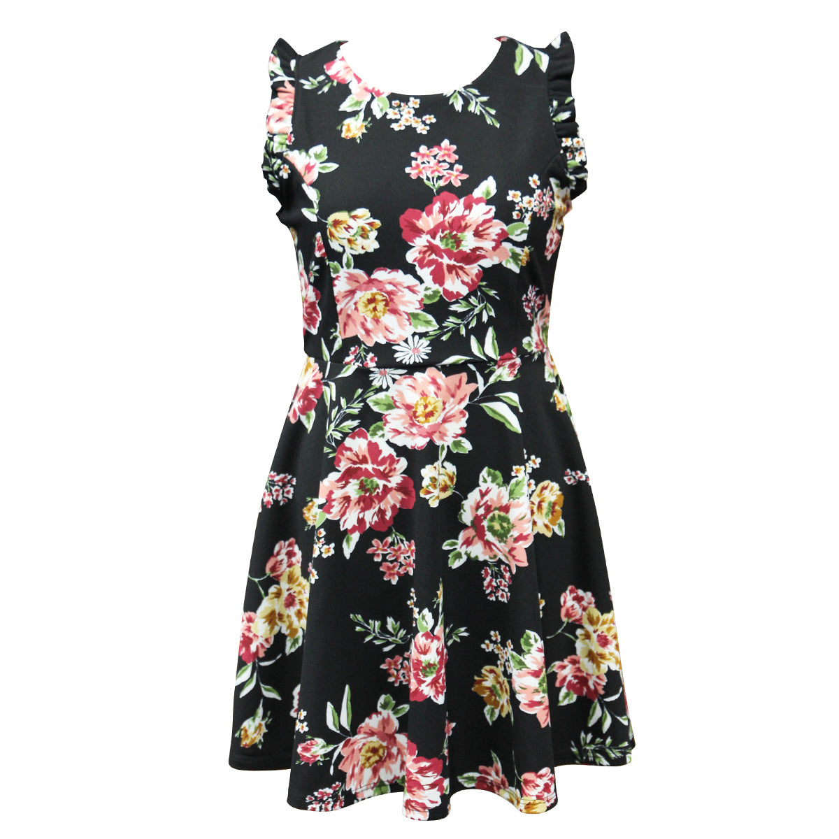 Tween Skater w/ Back Keyhole Dress